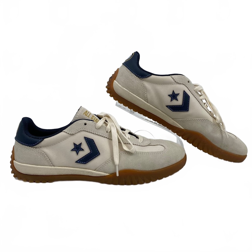 Converse Cream Blue Sneakers | Womens 10
